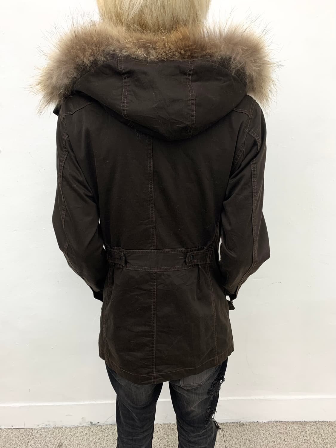 Nicole club for men fur hood coat  상품이미지2