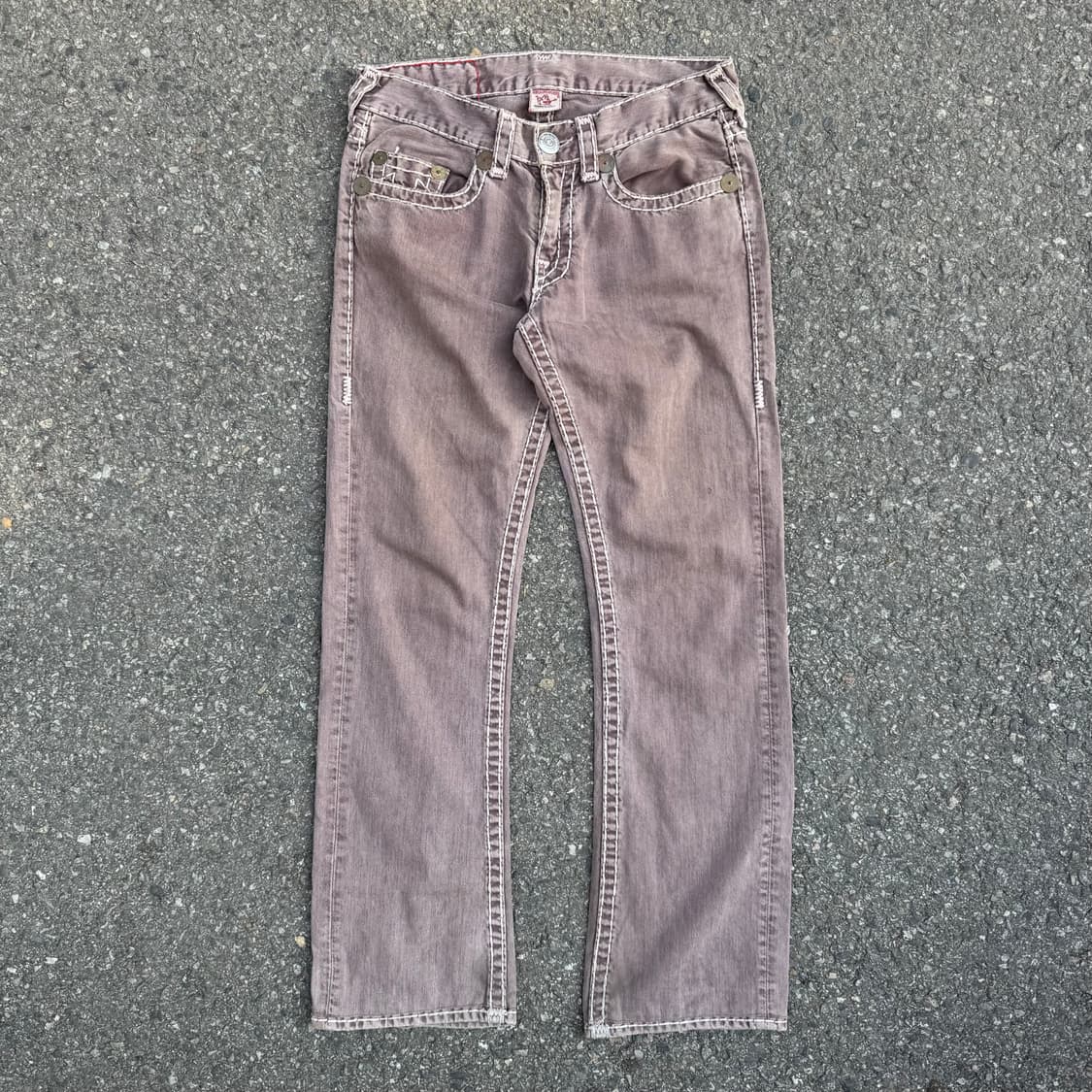 트루릴리전 USA 바비 슈퍼 T 데님 팬츠 상품이미지2