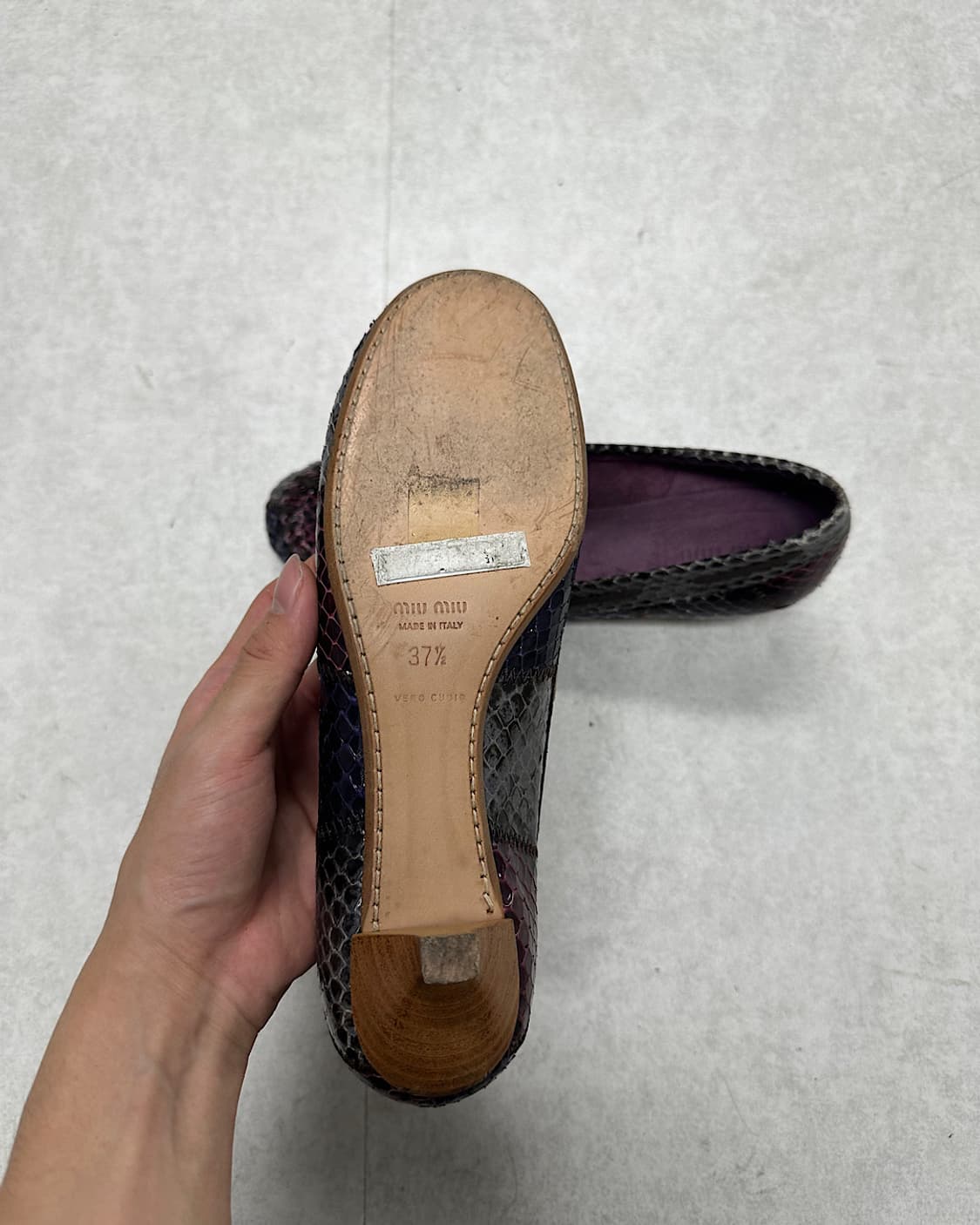 Miu miu 뱀피 상품이미지10