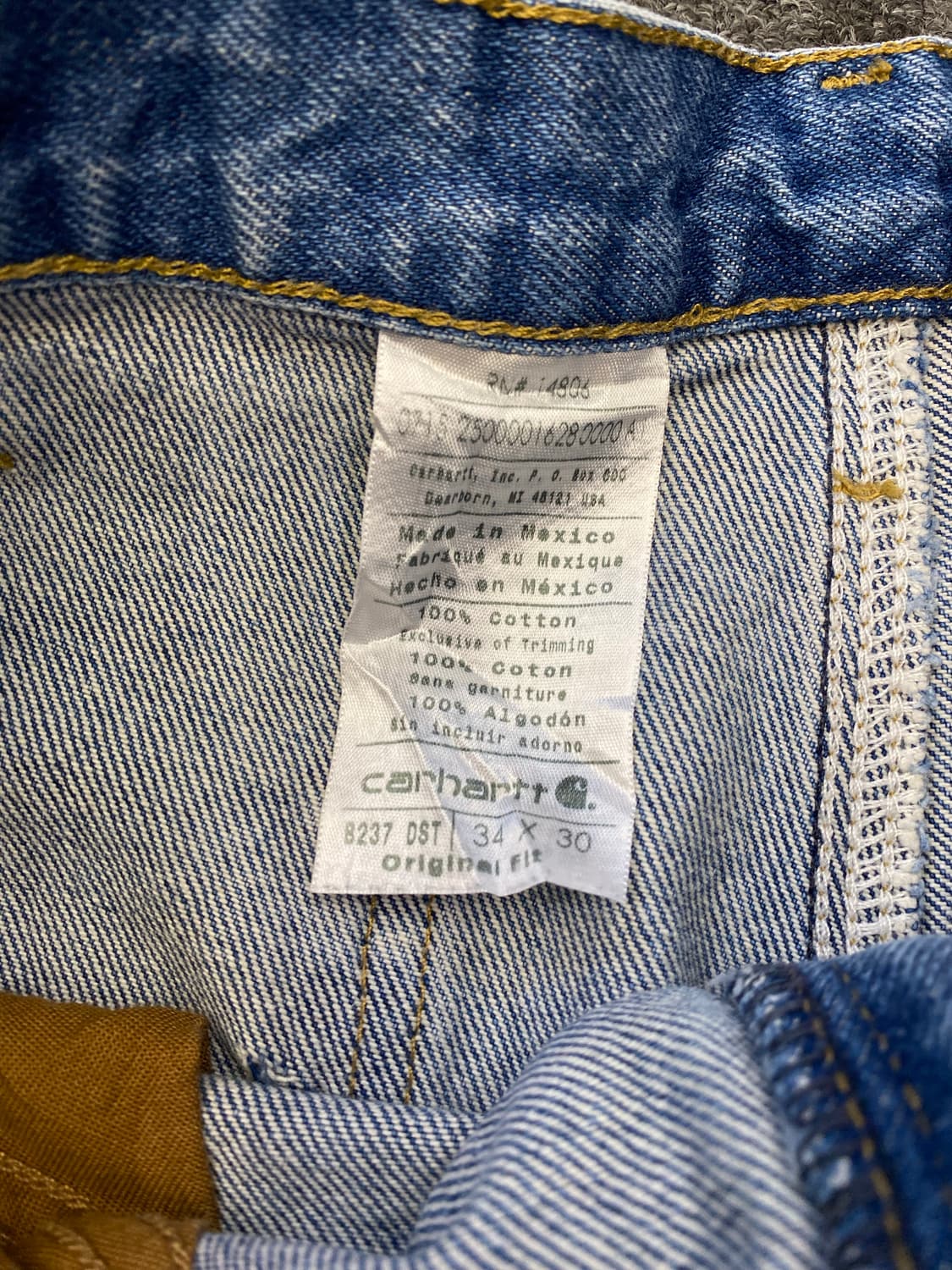 Carhartt 칼하트 데님 카펜터 팬츠 상품이미지6