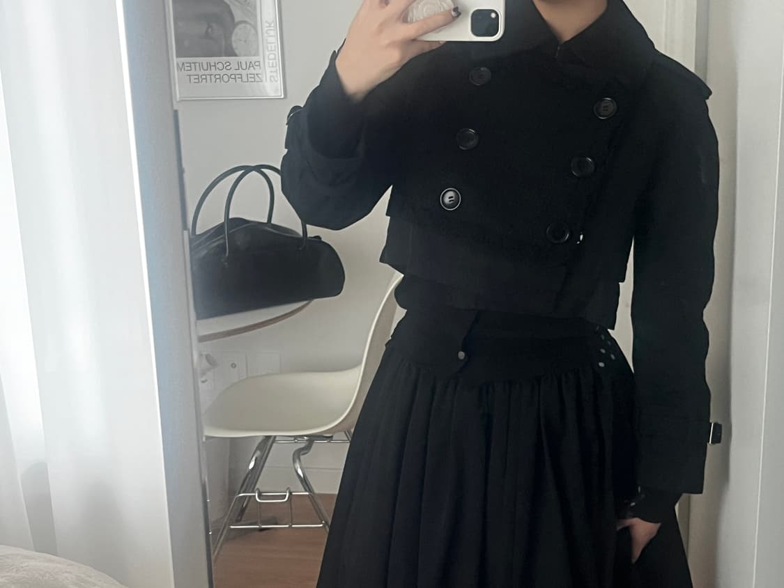 꼼데가르송 숏 트렌치 코트 상품이미지6