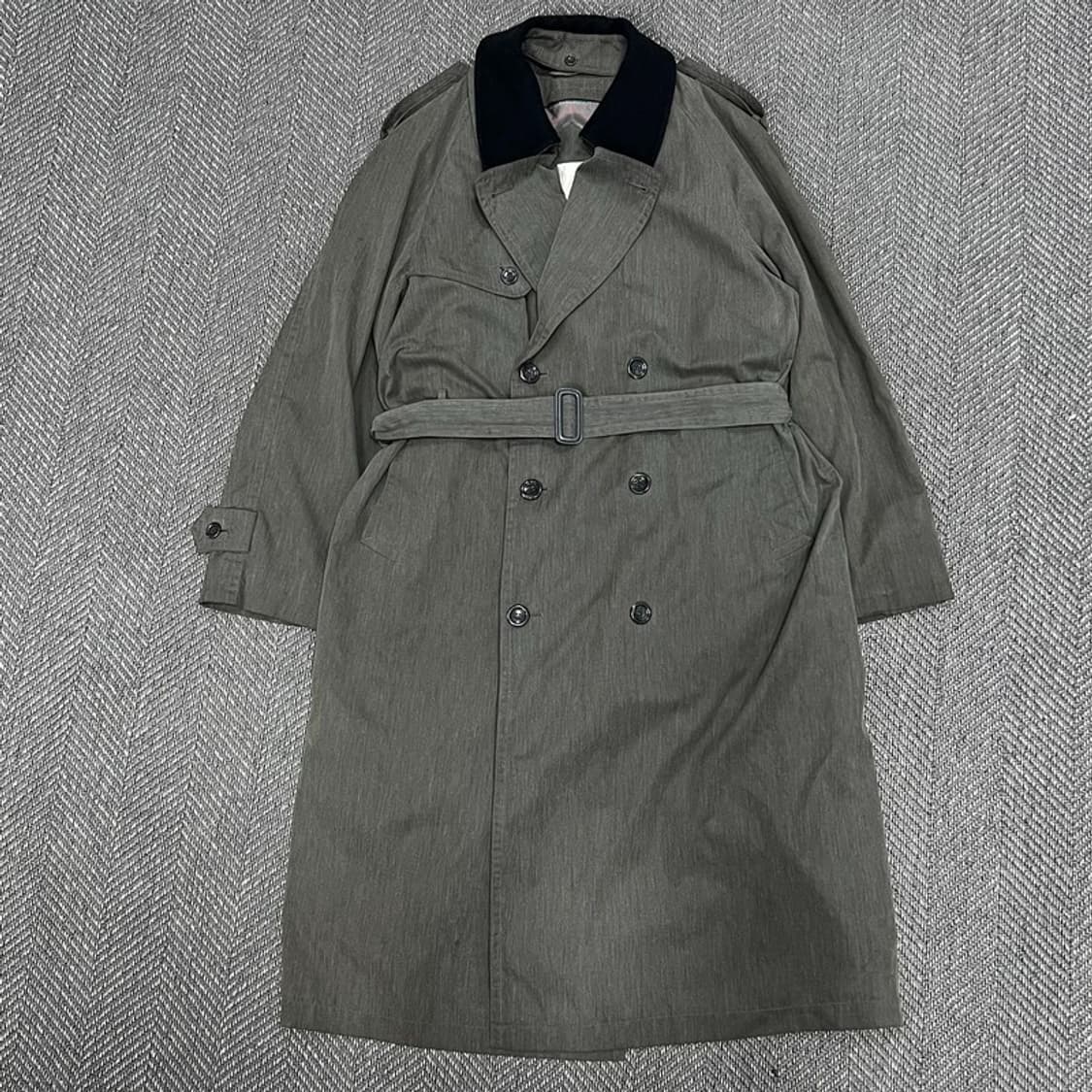 런던포그 더블 트렌치 벨티드코트 v0989 상품이미지3