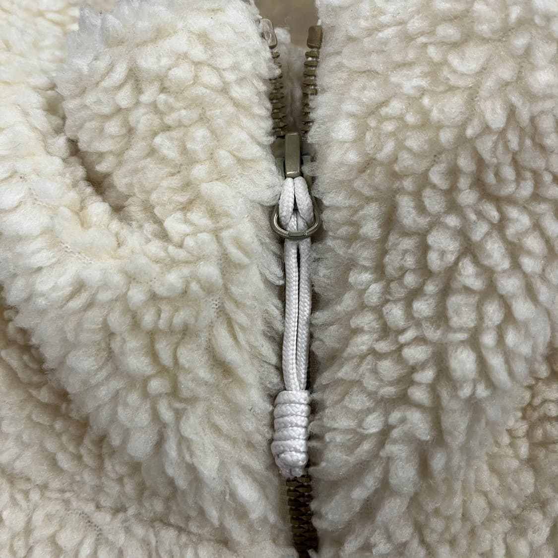 [정품/s,85] 노스페이스 뽀글이 롱 플리스 아이보리 b18 상품이미지5