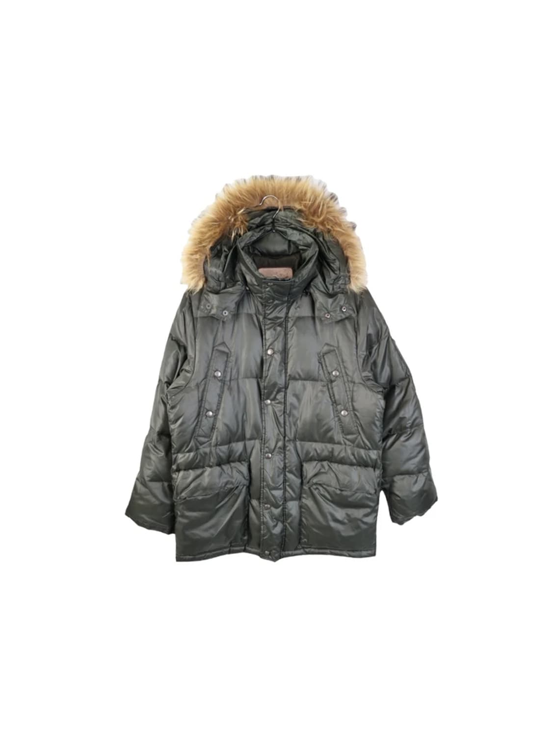 캠프7 울프조 카키 털 패딩 상품이미지5