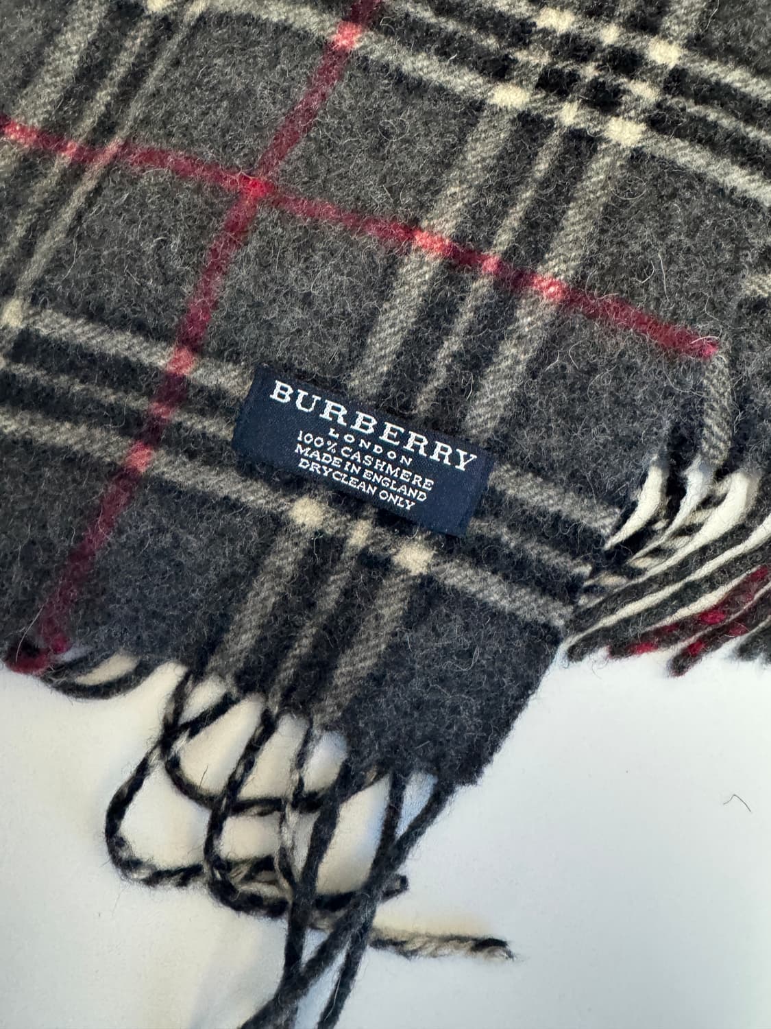 버버리 런던 커스텀 체크 울 머플러 상품이미지2