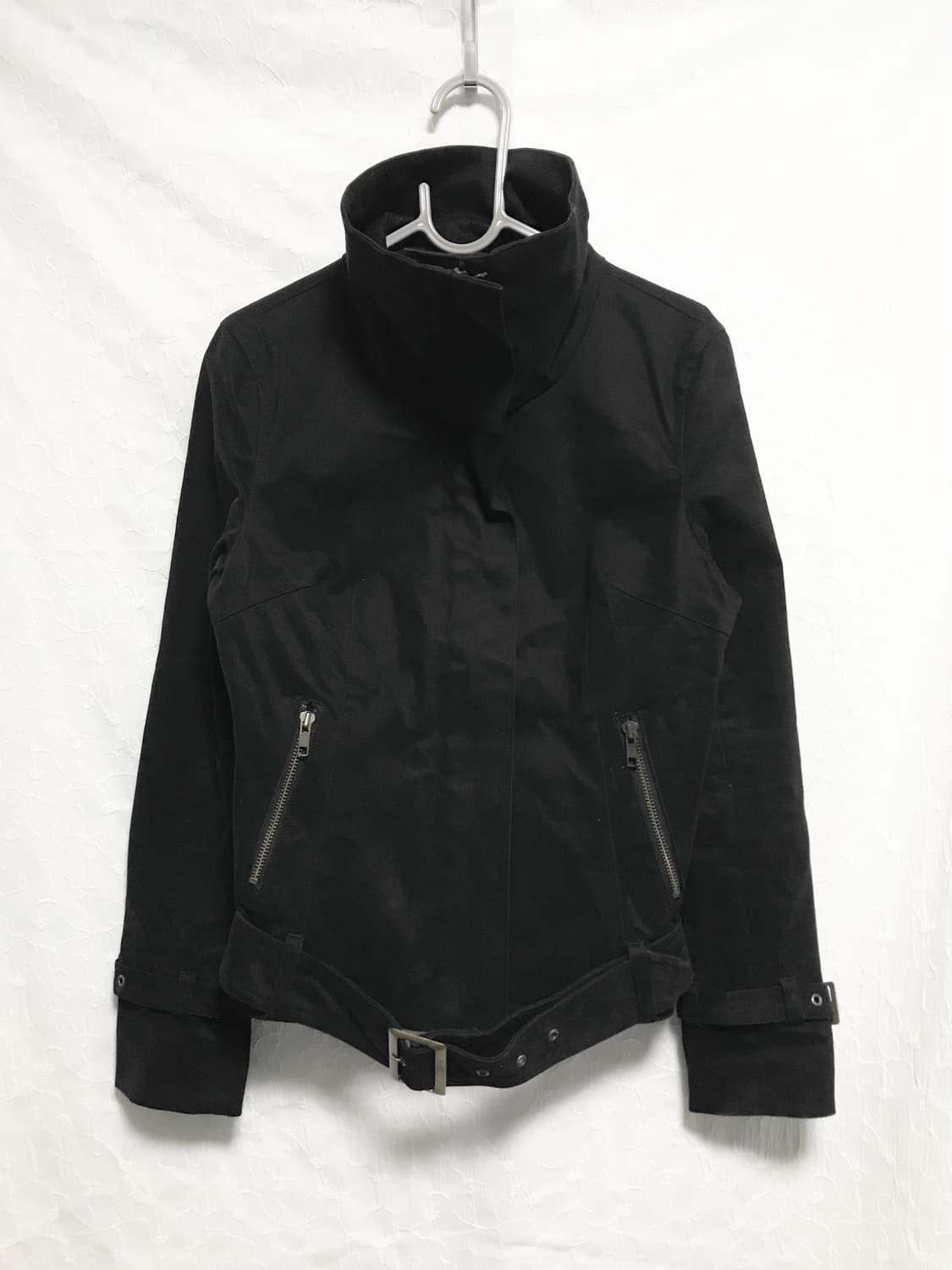 빈티지 cecil mcbee 세실맥비 하이넥 벨티드 자켓 상품이미지3