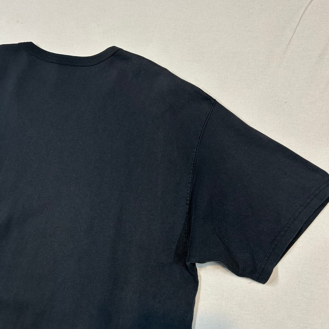 L) 챔피온 00s 빈티지 블랙 로고 반팔 티셔츠 상품이미지6