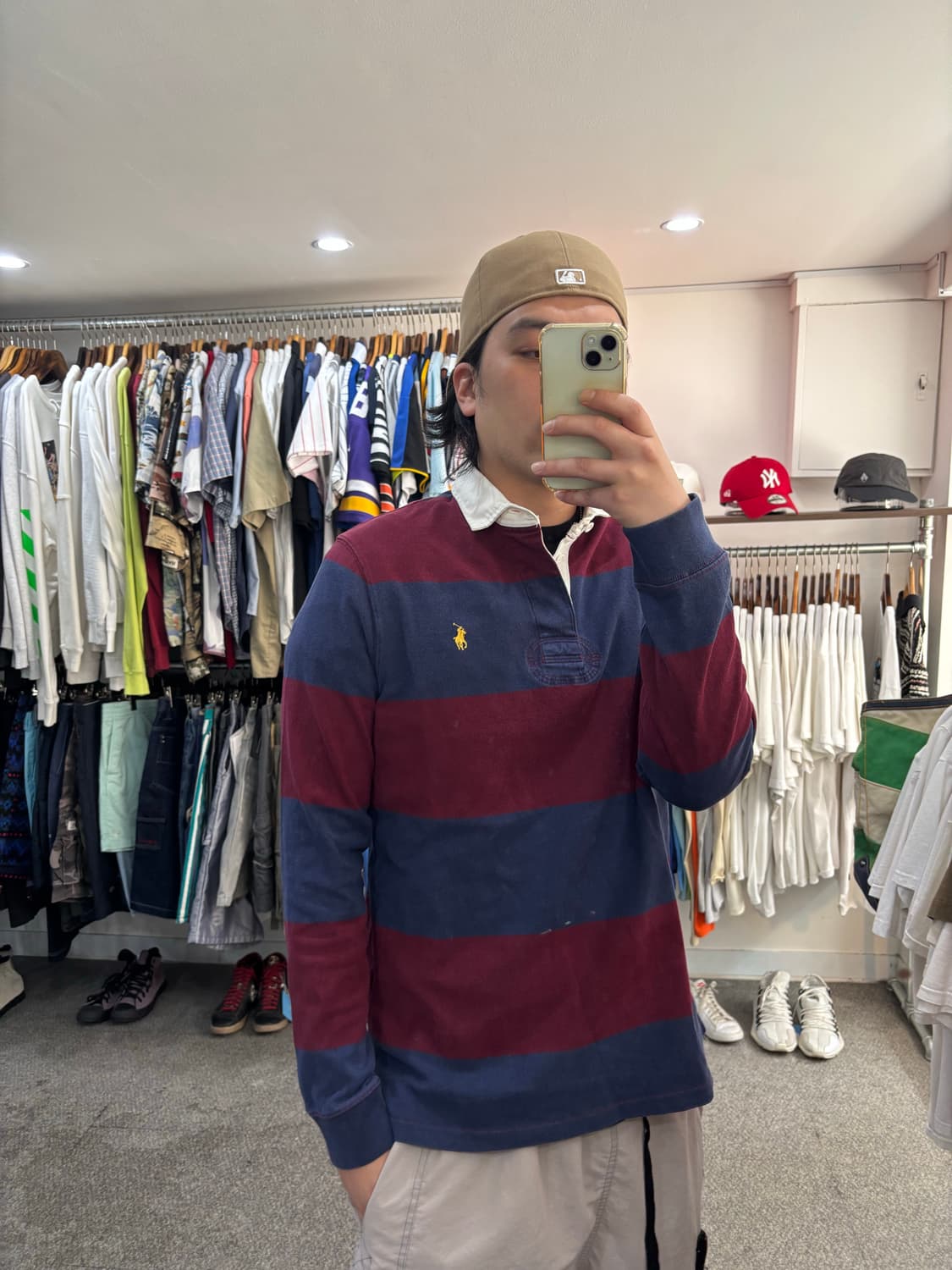 폴로 랄프로렌 스트라이프 럭비티 상품이미지7