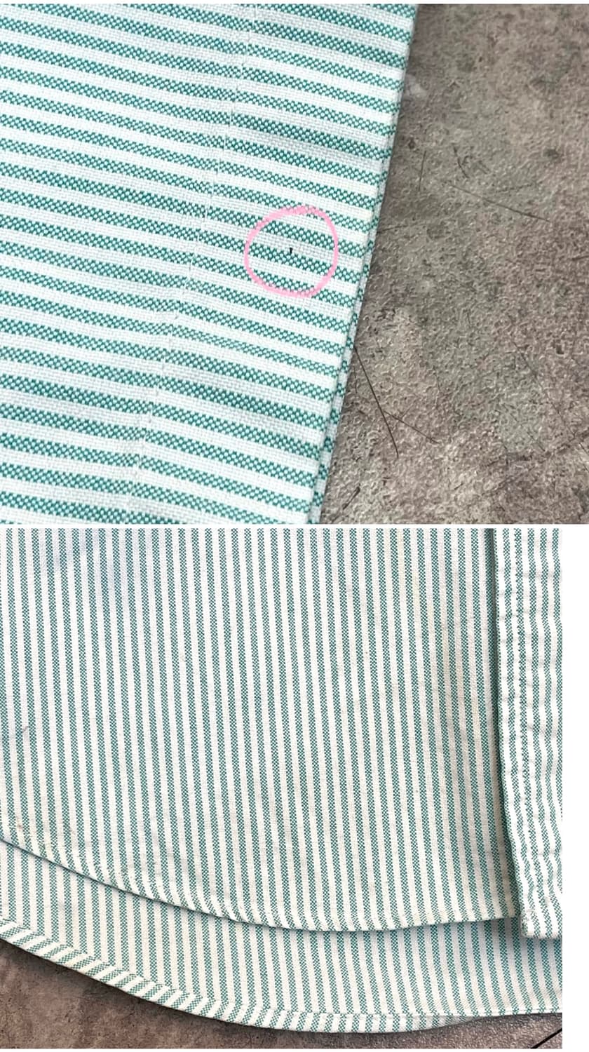 폴로 랄프로렌 스트라이프 반팔 셔츠 그린 100 #csz3347  상품이미지6