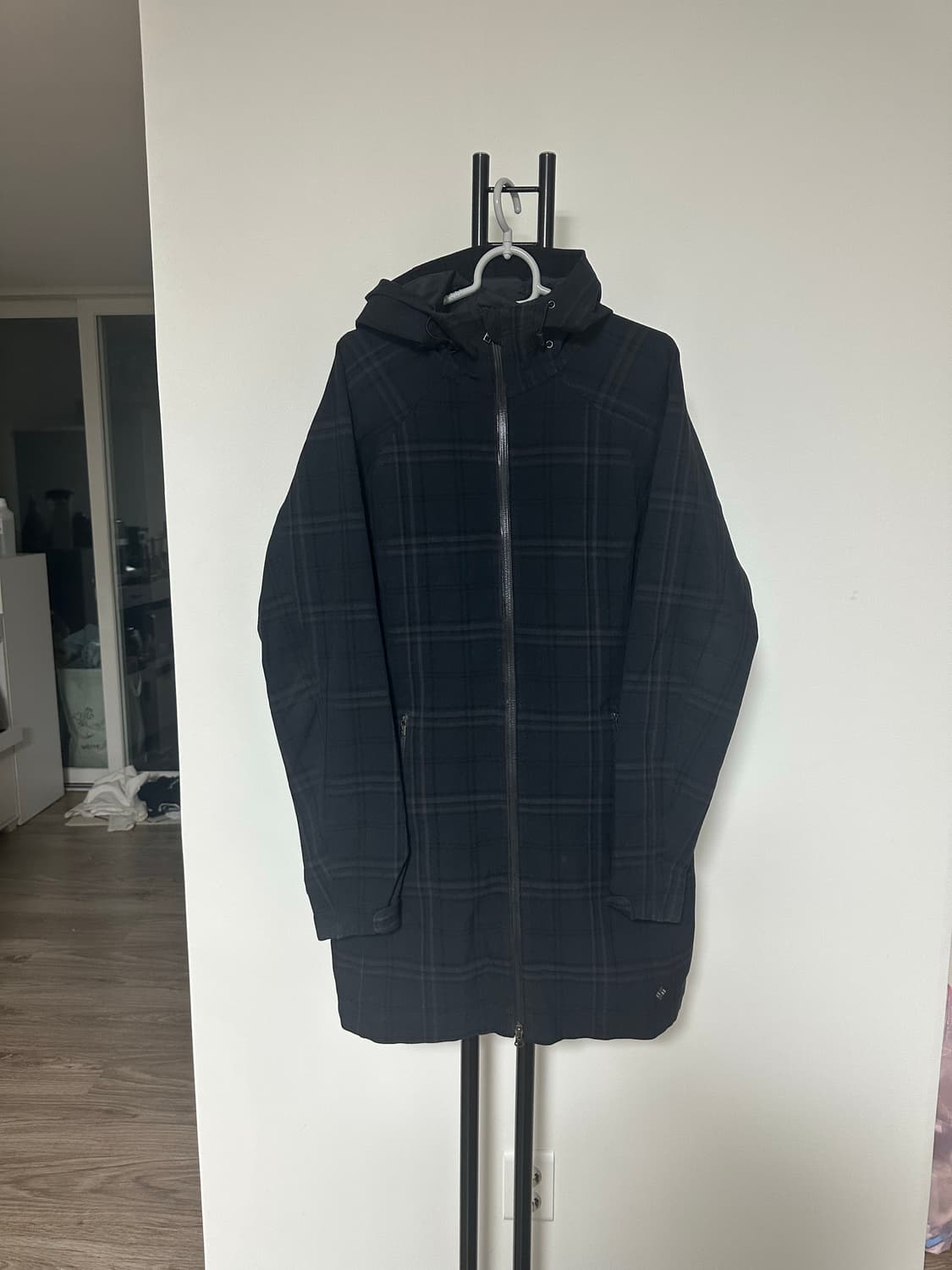 콜롬비아 올드스쿨 옴니히트 체크 후드 자켓 -95사이즈 상품이미지2