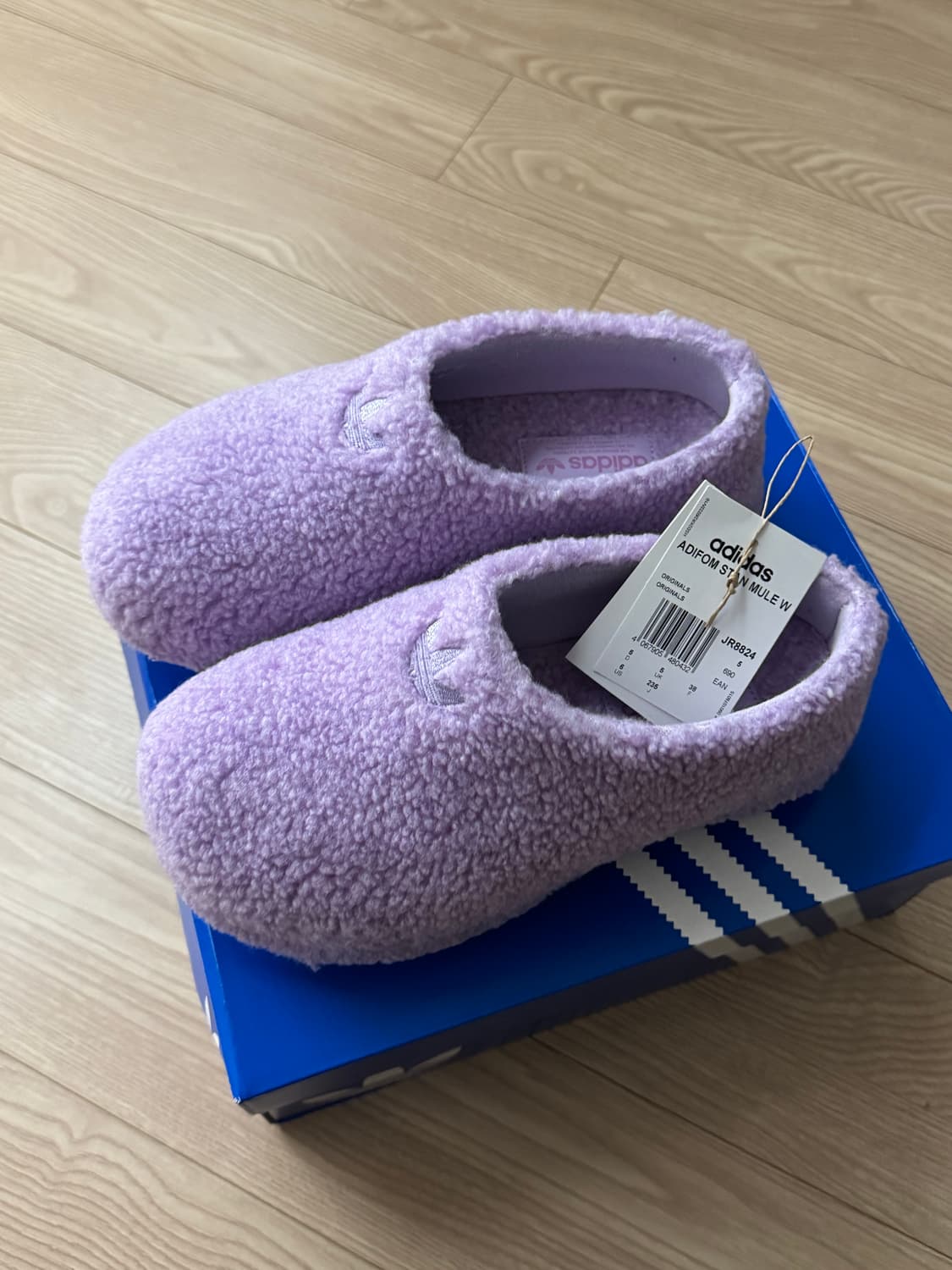 아디다스 아디폼 스탠 뮬 W 퍼플 235 새상품 상품이미지2