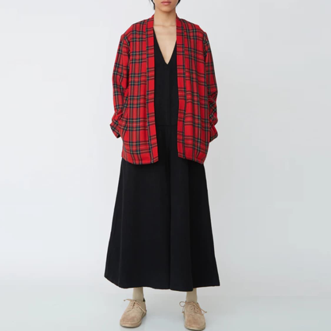 캐피탈 울 타탄 체크 카카시 자켓 (하오리) 2사이즈 상품이미지4