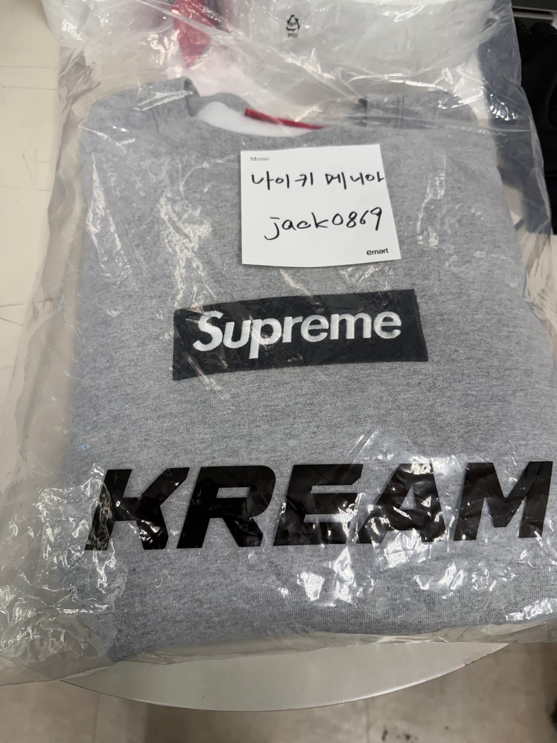 슈프림 박스로고 크루넥 상품이미지4