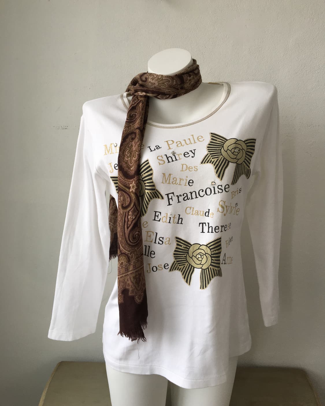 ornament pattern scarf 상품이미지4