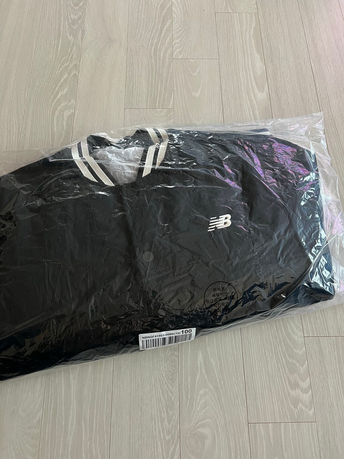 뉴발란스 바시티 패딩 코듀로이 자켓 L사이즈 새제품 상품이미지6