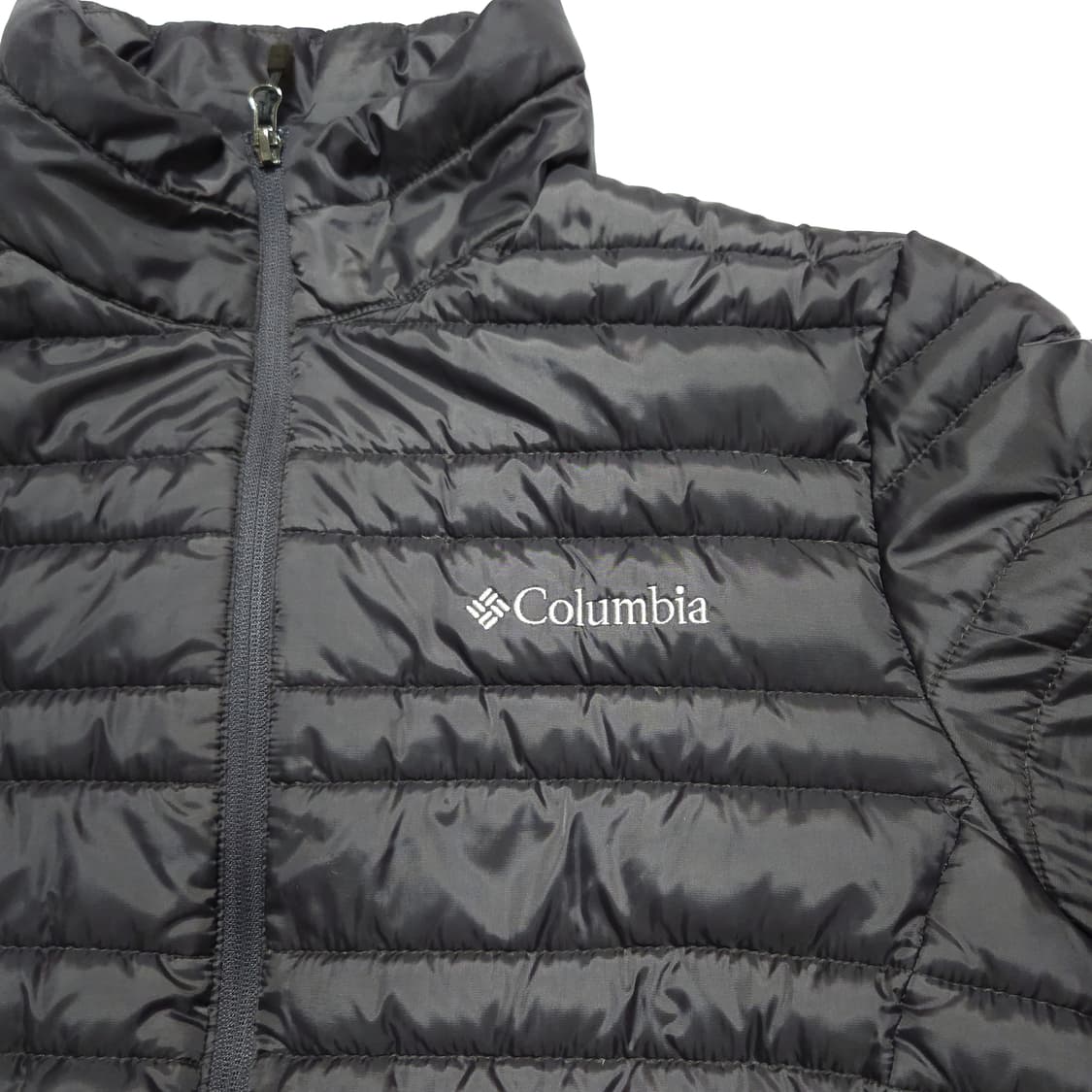 컬럼비아 구스다운 애벌레 경량 패딩 자켓 샤크그레이 상품이미지4