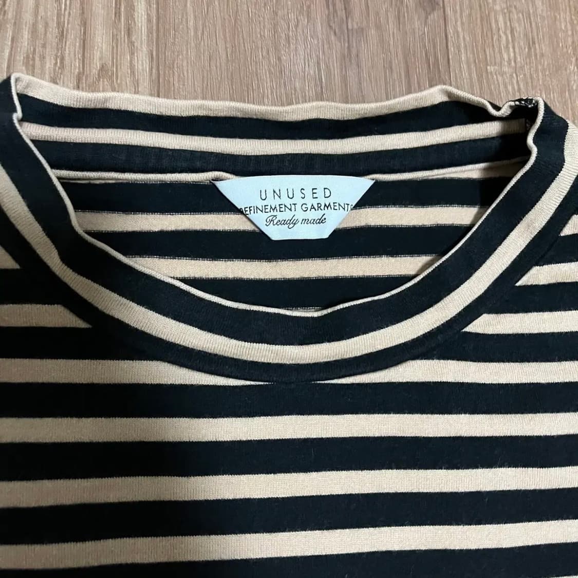 UNUSED 언유즈드 보더 롱 슬리브 상품이미지3