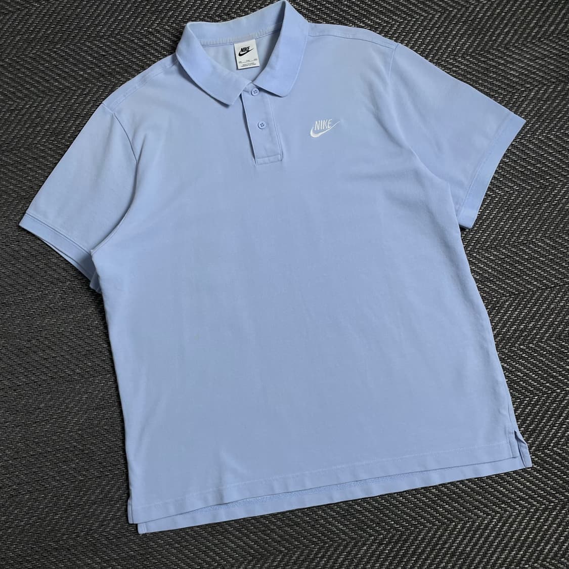 나이키 NSW 와플 폴로 반팔 티셔츠 스카이 블루 y 4899 상품이미지1