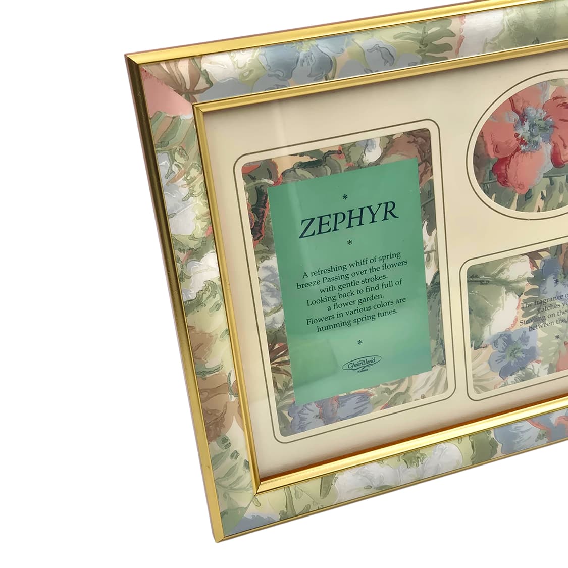 90s 키시마 레트로 플로랄 3구 2way 우드 액자 상품이미지2