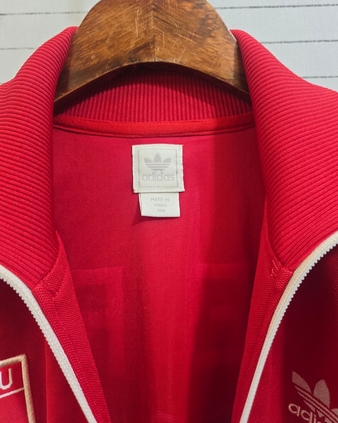 아디다스 페루 축구 져지 트랙탑 레드 상품이미지8