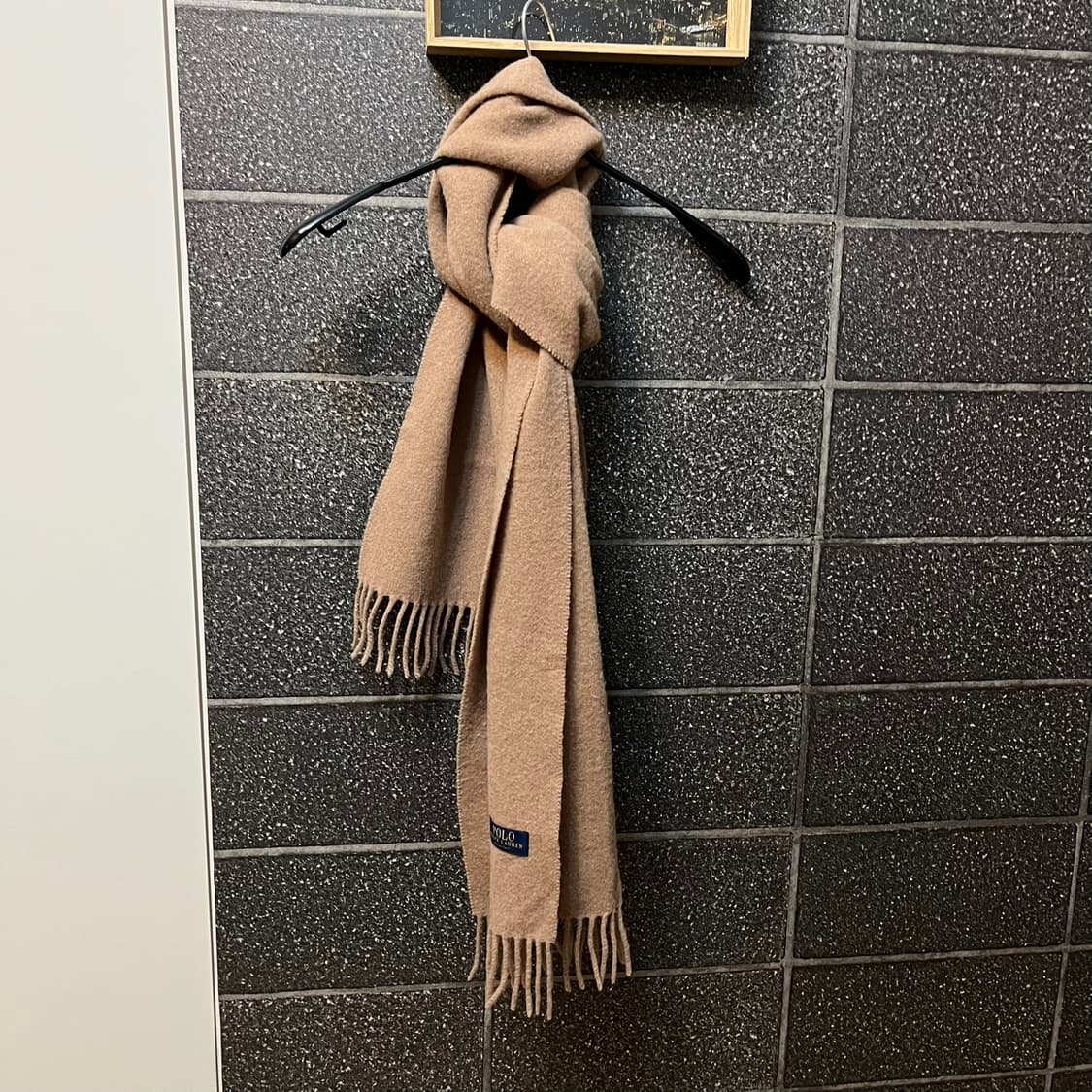 [정품] 폴로 랄프로렌 포니 울 머플러 (카멜/베이지) 목도리 상품이미지3