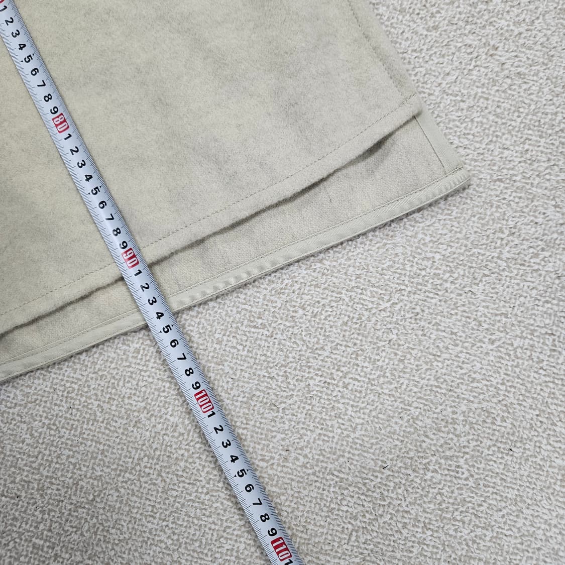 [실측확인] 시슬리 울 후드 니트 판쵸 케이프 코트 1204JM1 상품이미지9