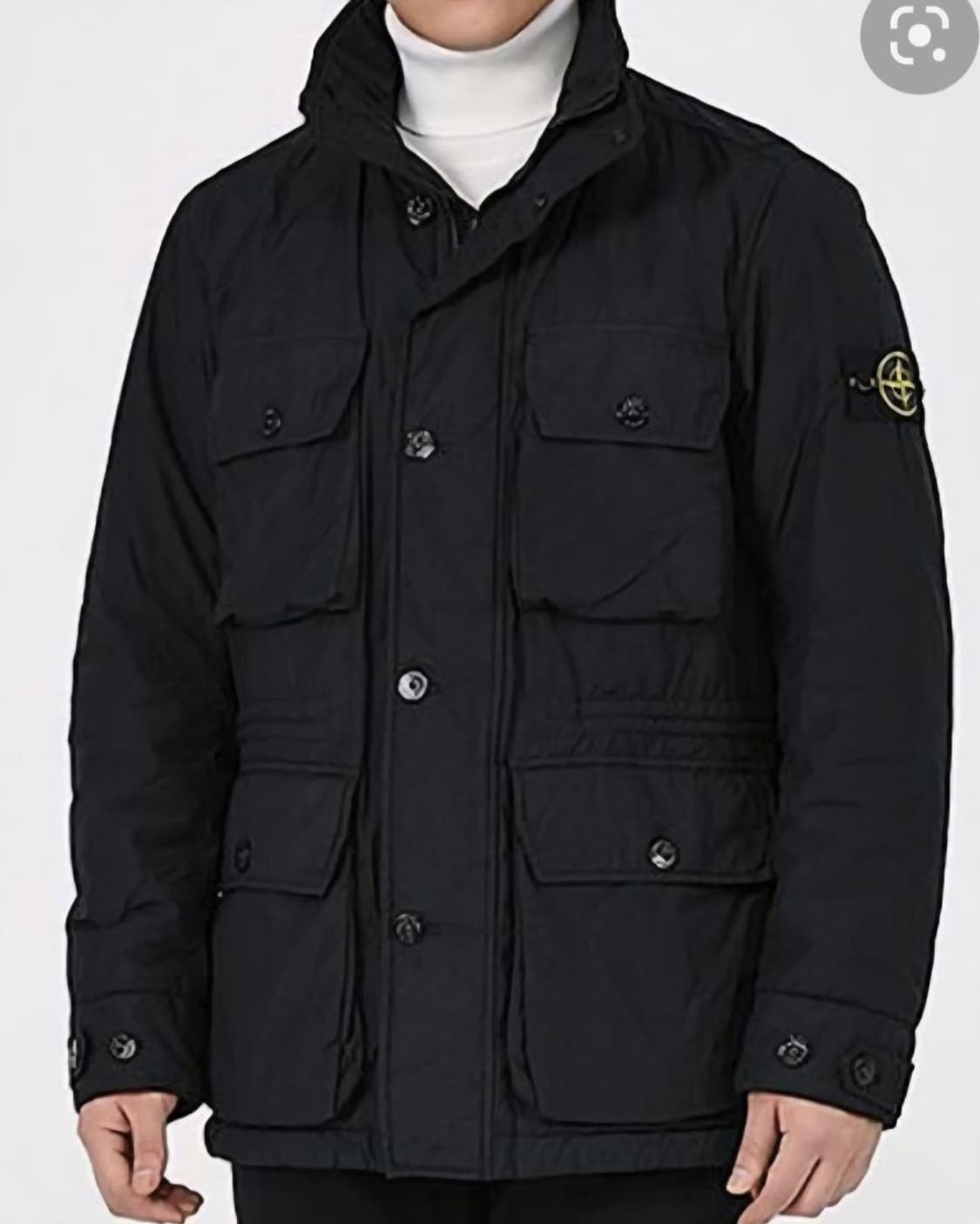 스톤아일랜드/NASLAN LIGHT프리마로프트 패딩/블랙/M 상품이미지9