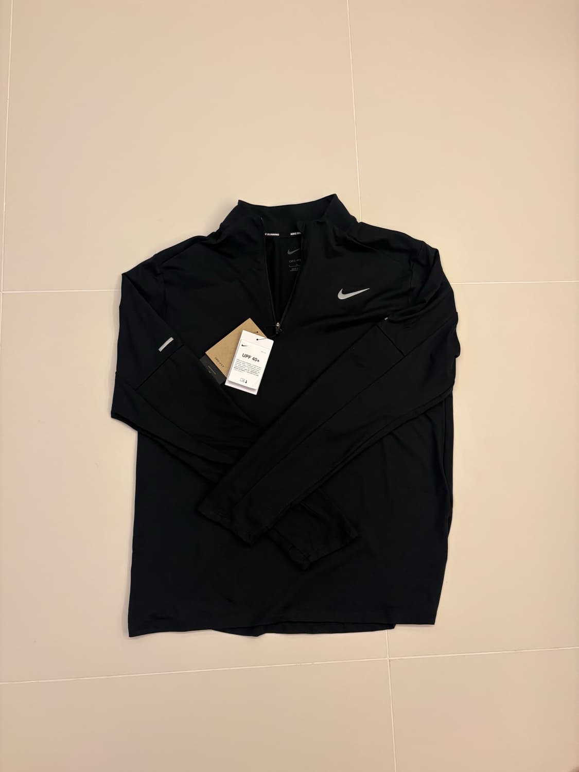 새상품 나이키 드라이핏 남성 런닝 반집업 긴팔-M 상품이미지2