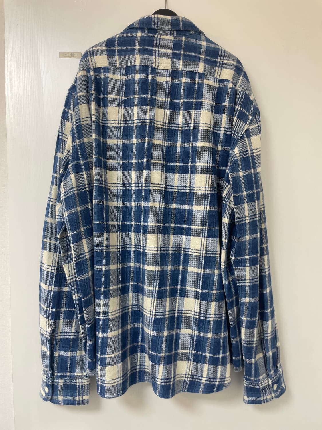 [ XL]폴로 랄프 로렌 플래드 플란넬 캠프 셔츠 블루 상품이미지4