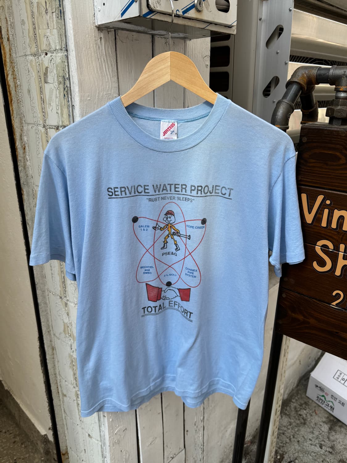 80s USA Made Jerzees 티셔츠(HT82) 상품이미지2