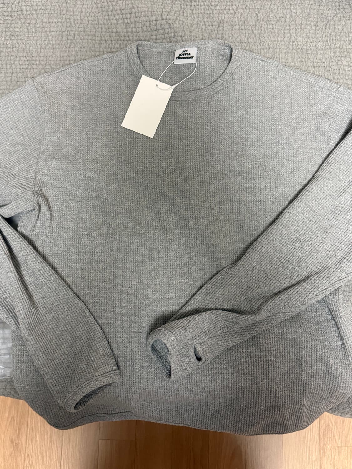 mjd 와플 핑거홀 롱슬리브 M 상품이미지2