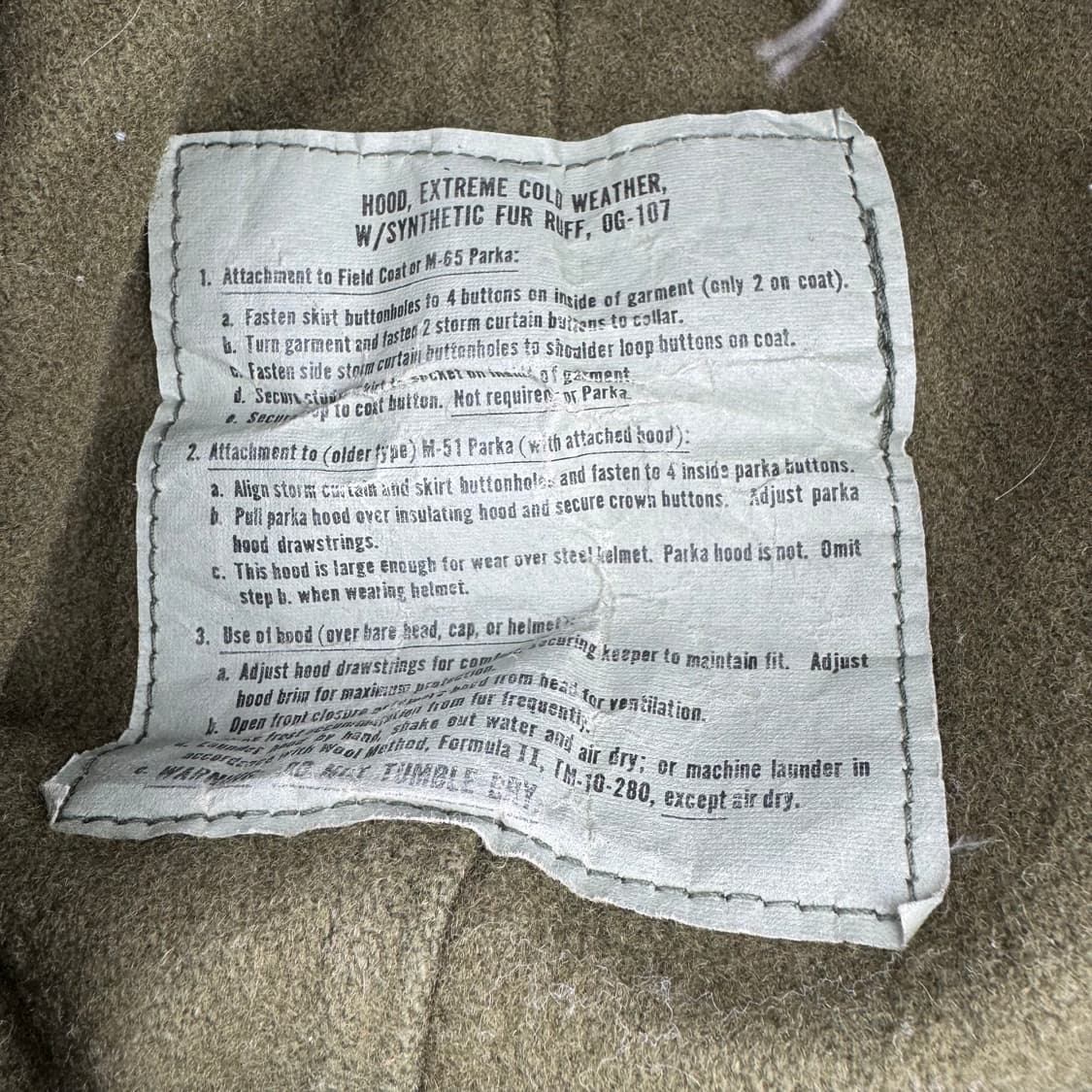 [M~L] 밀리터리 M-65 피쉬테일 개파카 상품이미지7