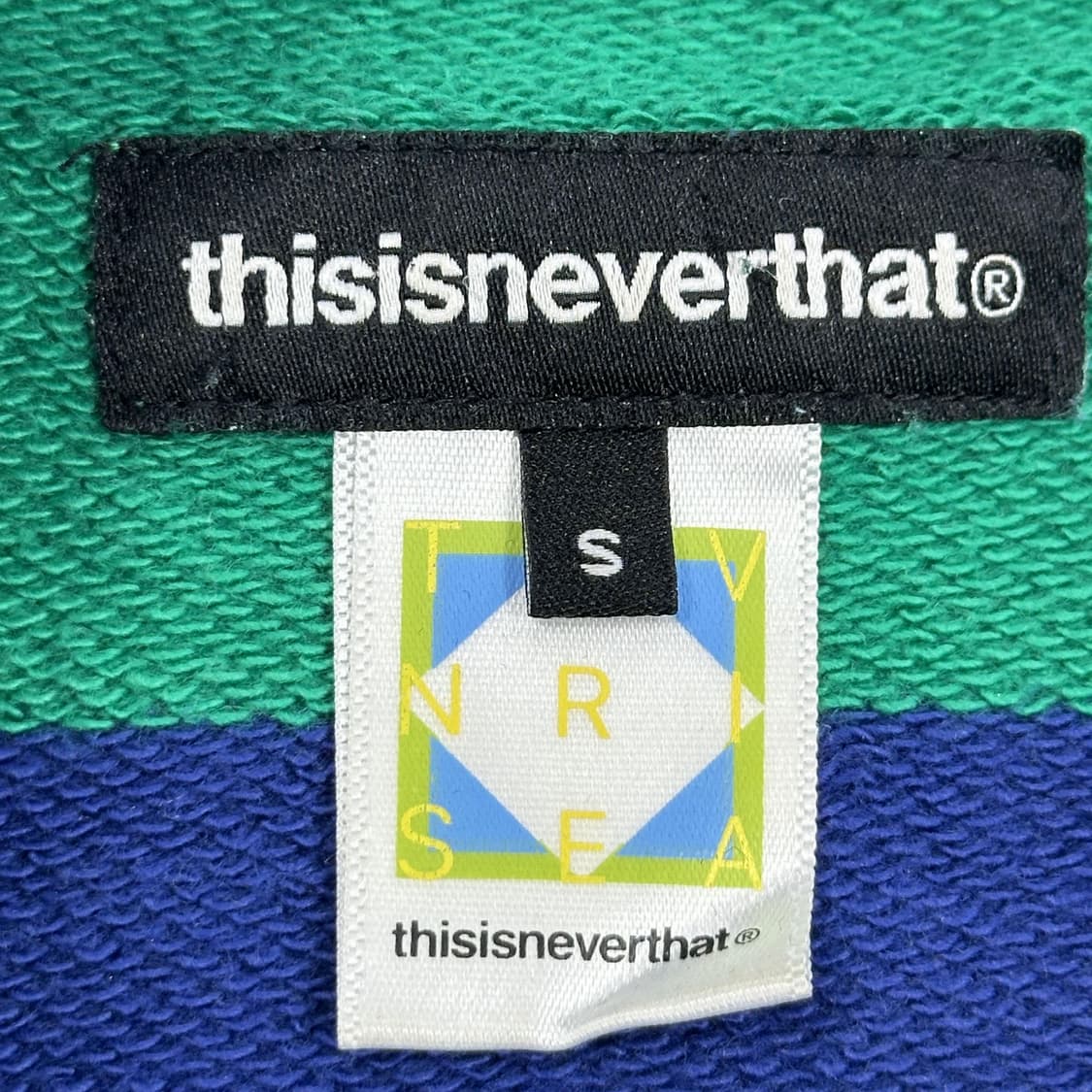 디스이즈네버댓 (디네댓 )스트라이프 크루넥 맨투맨 (실측 M) 상품이미지5