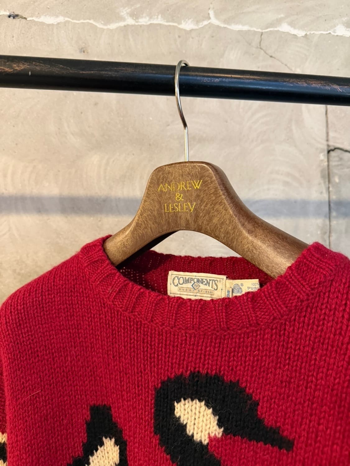 컴포넌츠 그래픽 램스울 니트 66~77 상품이미지7