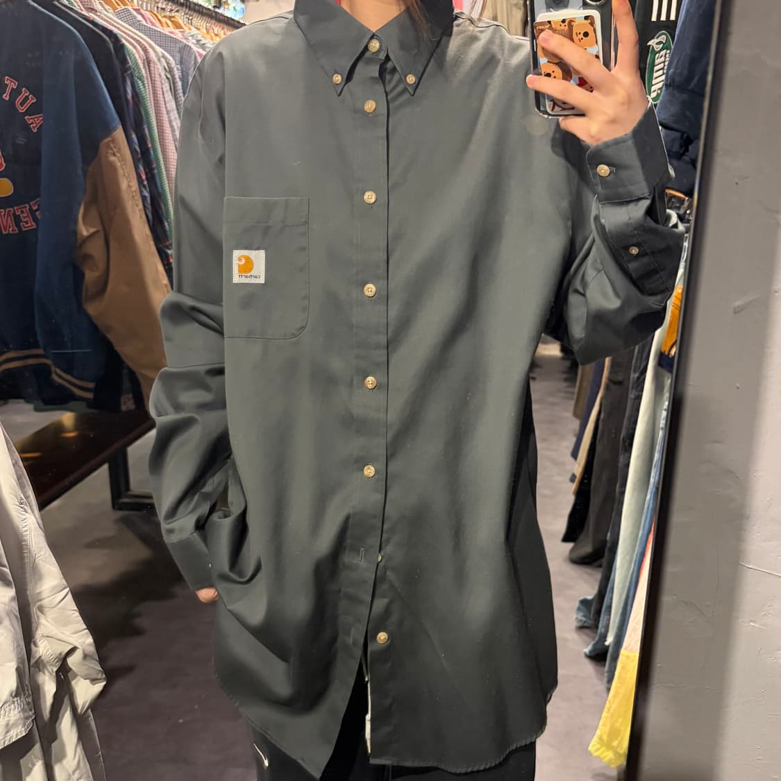 [IM] Carhartt 칼하트 긴팔 셔츠 실키그레이 상품이미지2