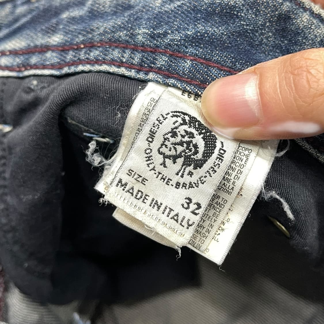 디젤 yarik 샘플 데님팬츠 상품이미지8