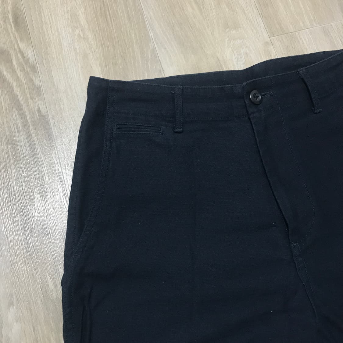 무탠다드 백사틴 오피서 팬츠 29사이즈 네이비 상품이미지5