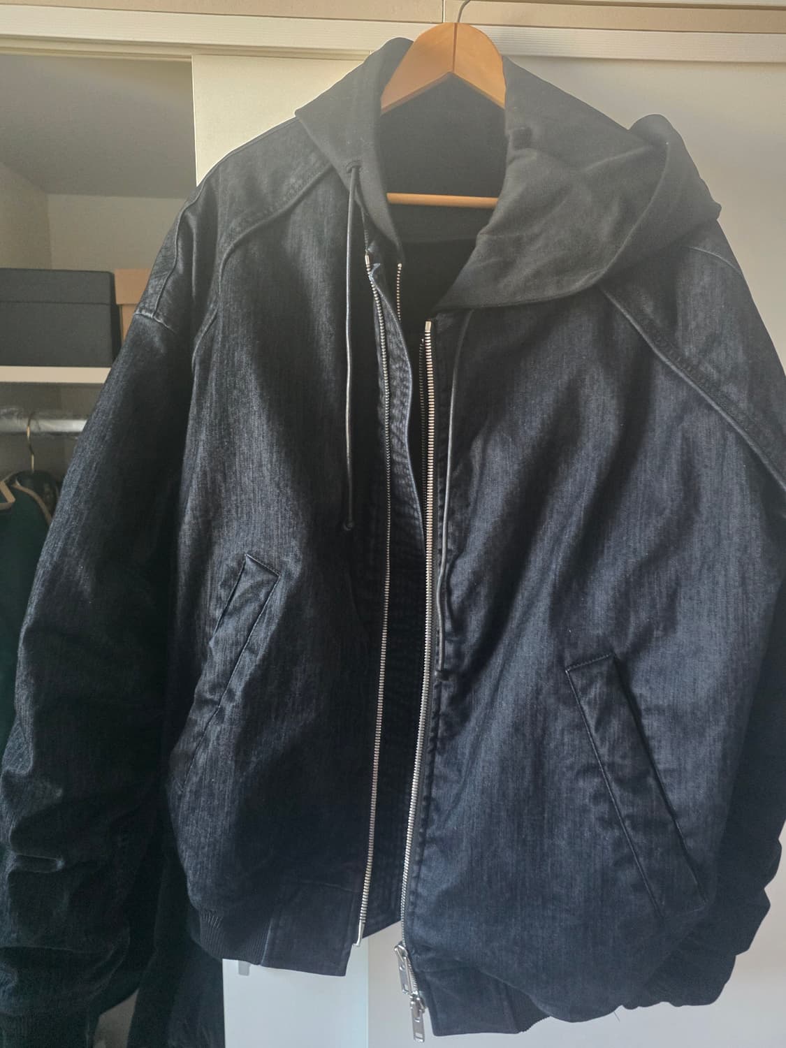 준지 25fw 슬럽벨벳 ma-1 50사이즈 상품이미지1