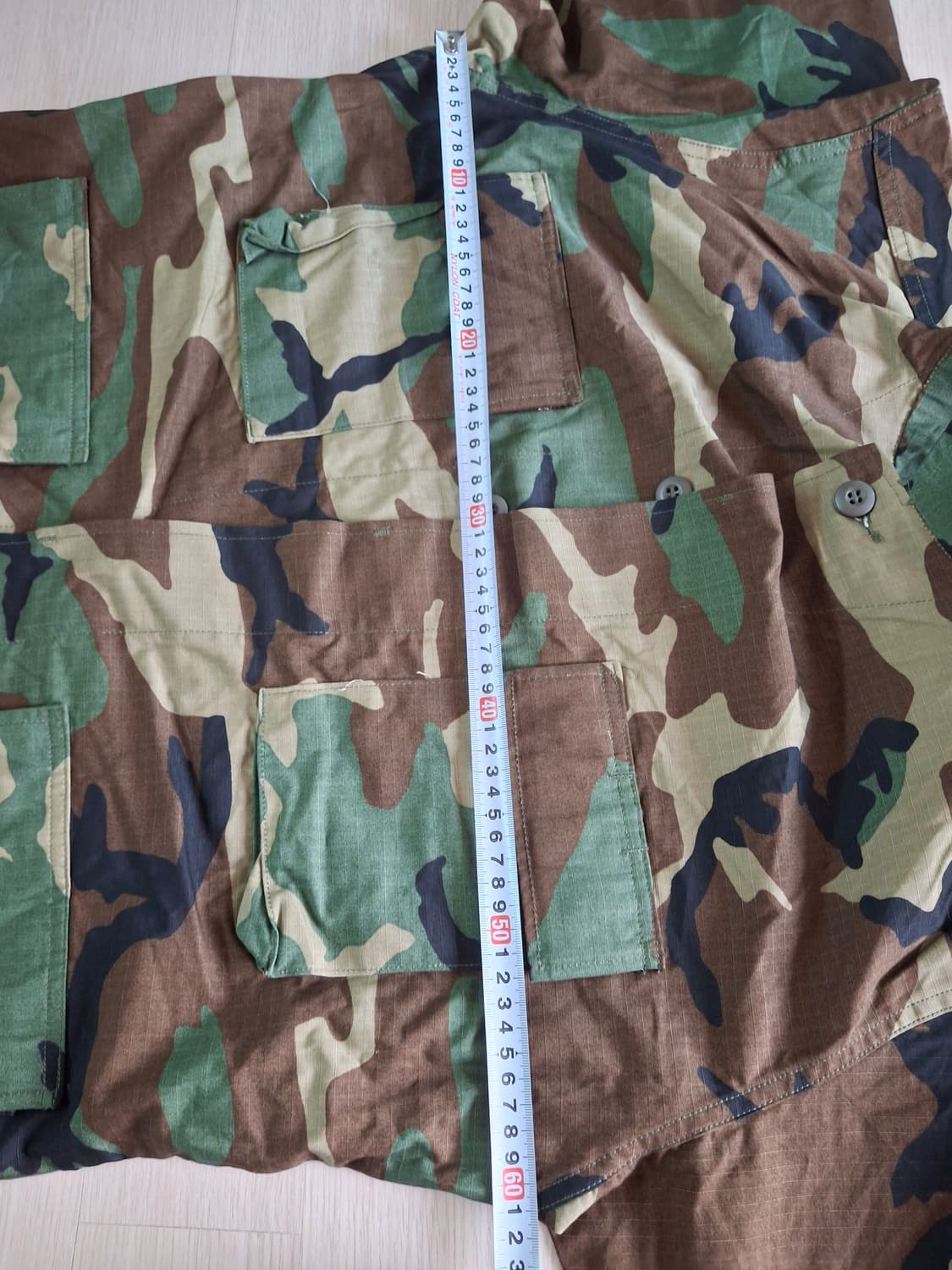 미군 밀리터리 우드랜드 카모 립스탐 상의 M-R 상품이미지6