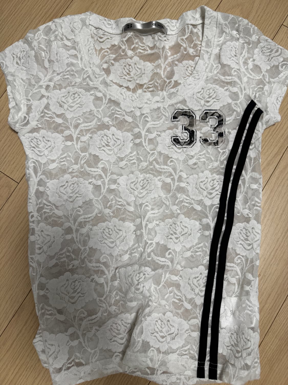 셋업이엑스이 33 레이스탑 화이트 상품이미지1