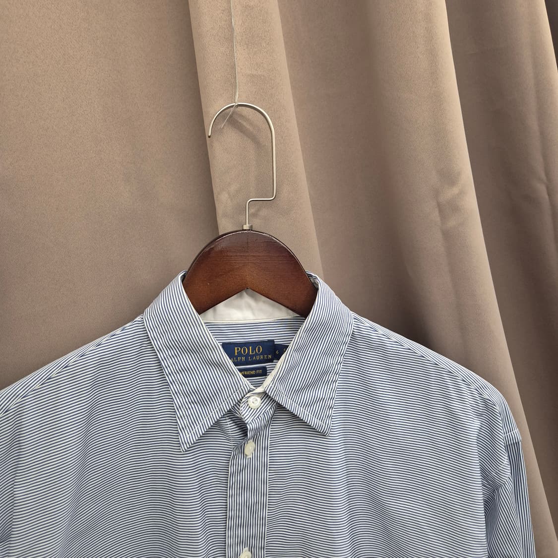 폴로 랄프로렌 보이프렌드 핏 스트라이프 셔츠 6 상품이미지2