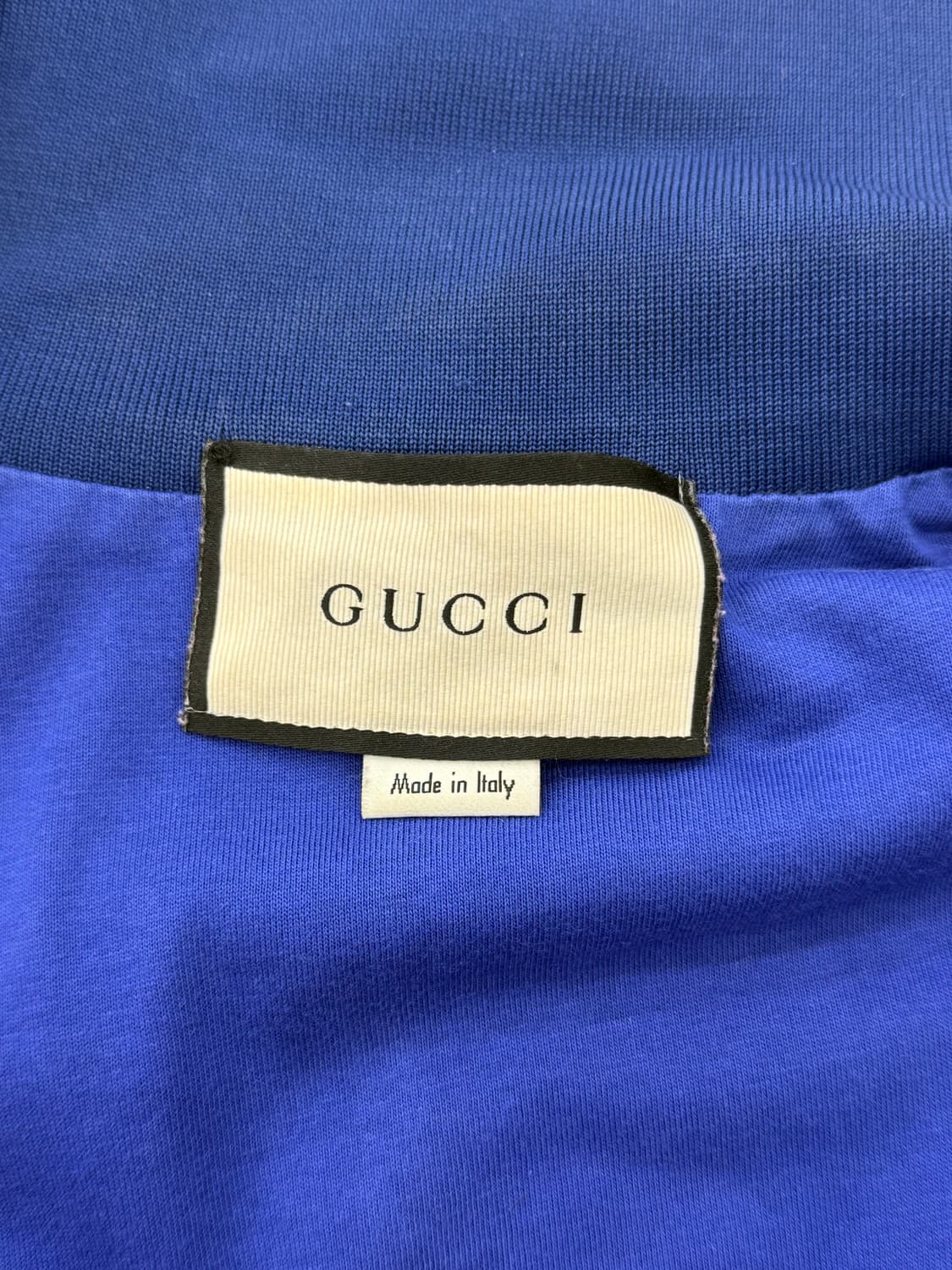 구찌 19ss 벨루어 GG 컬러 블록 트랙 자켓 상품이미지8