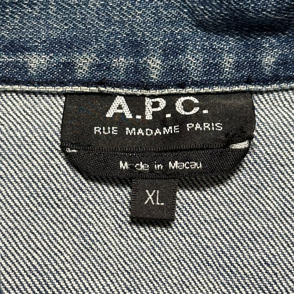 XL APC 워시드 데님자켓 상품이미지4