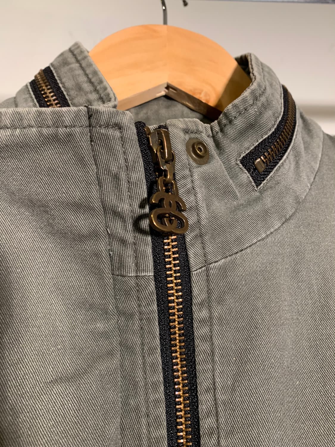 00’s Stussy 스투시 Slink 지퍼 M65 올리브 필드자켓 상품이미지3