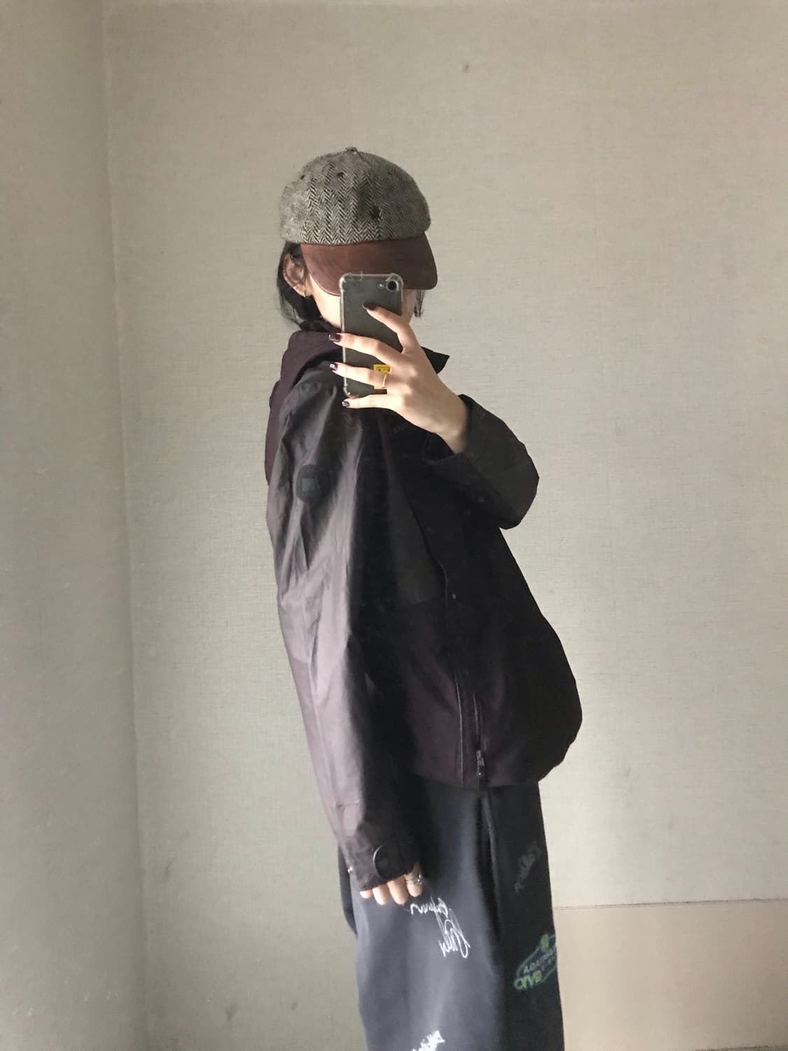 콜롬비아 버건디브라운 바람막이 상품이미지4