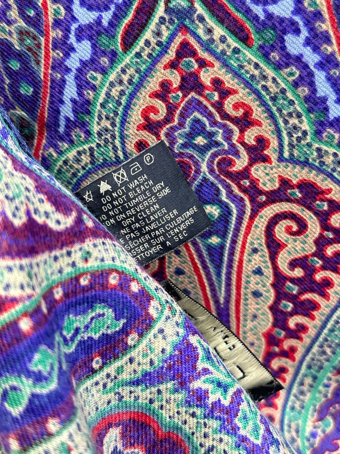 에트로 울 실크 머플러 상품이미지7