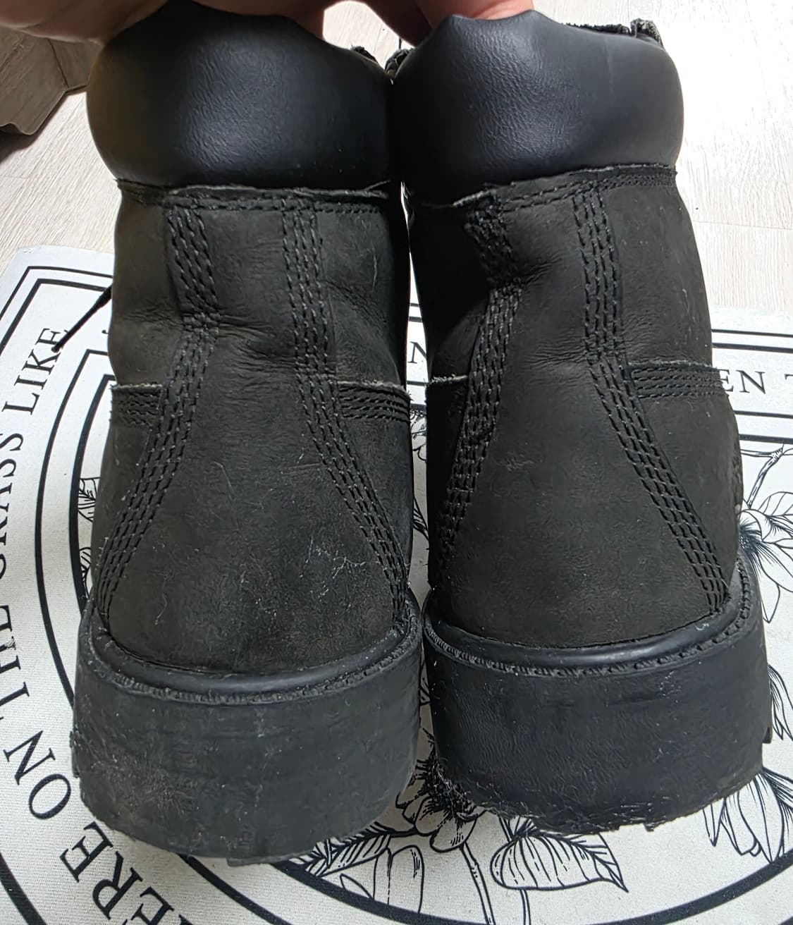 (225~230)팀버랜드 6인치 워터푸르프 블랙 여성부츠 상품이미지4