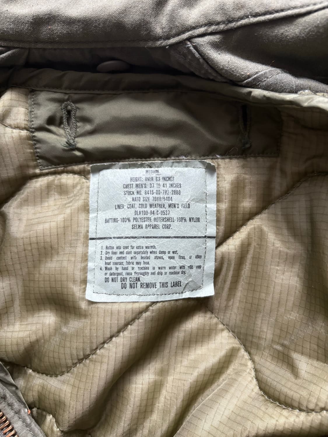 (m-r) 오리지널 m65 필드자켓 상품이미지4