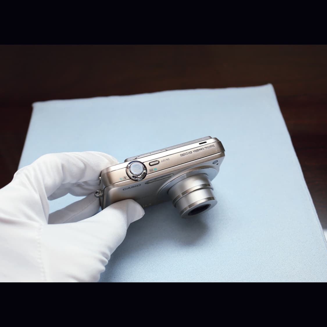 레어<준민트급>카시오 엑슬림 z1050 골드 빈티지 디카 상품이미지3