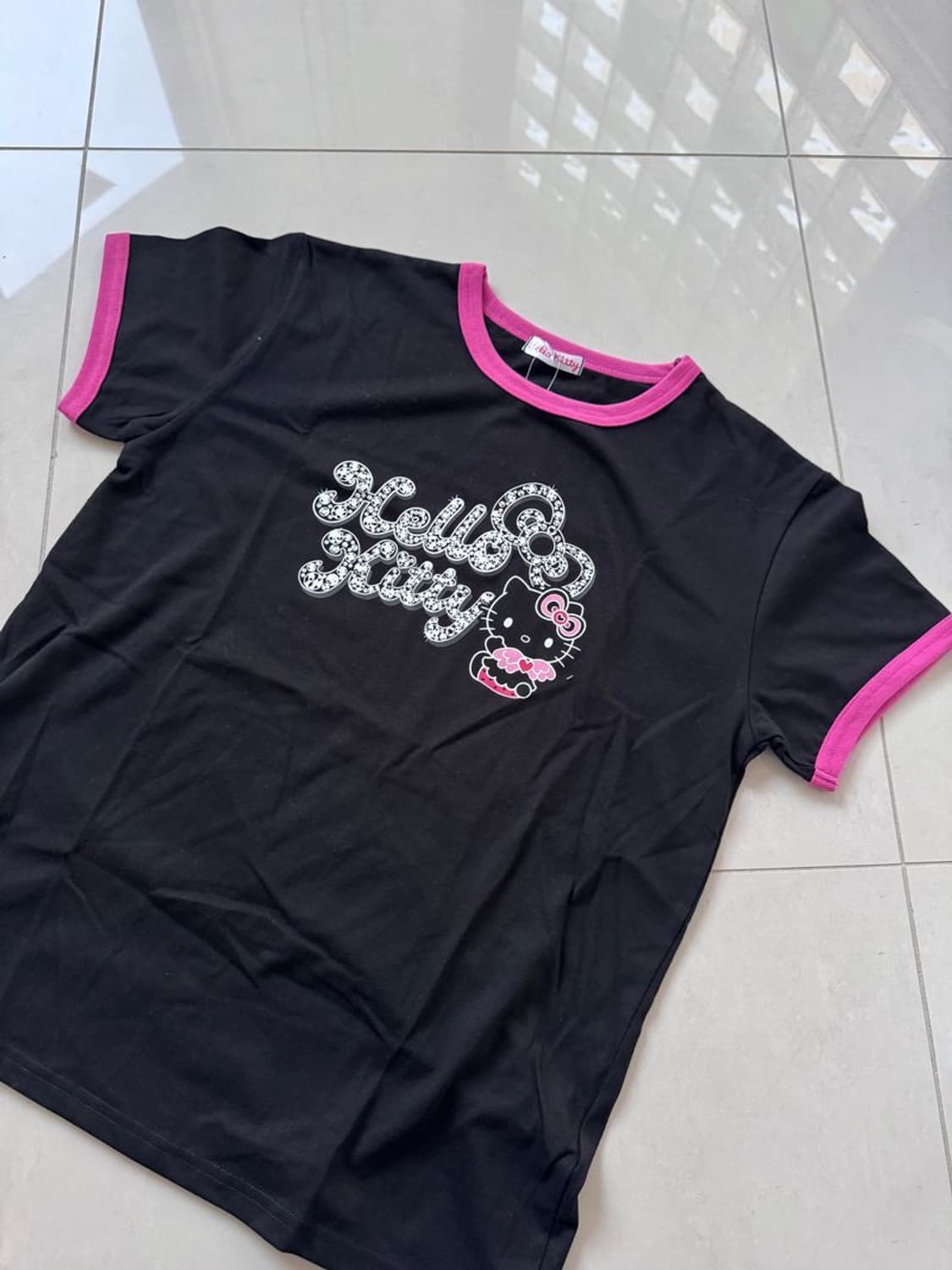 KITTY RINGER T 헬로 키티 링거 티셔츠 상품이미지1
